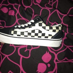 Checker board Vans
